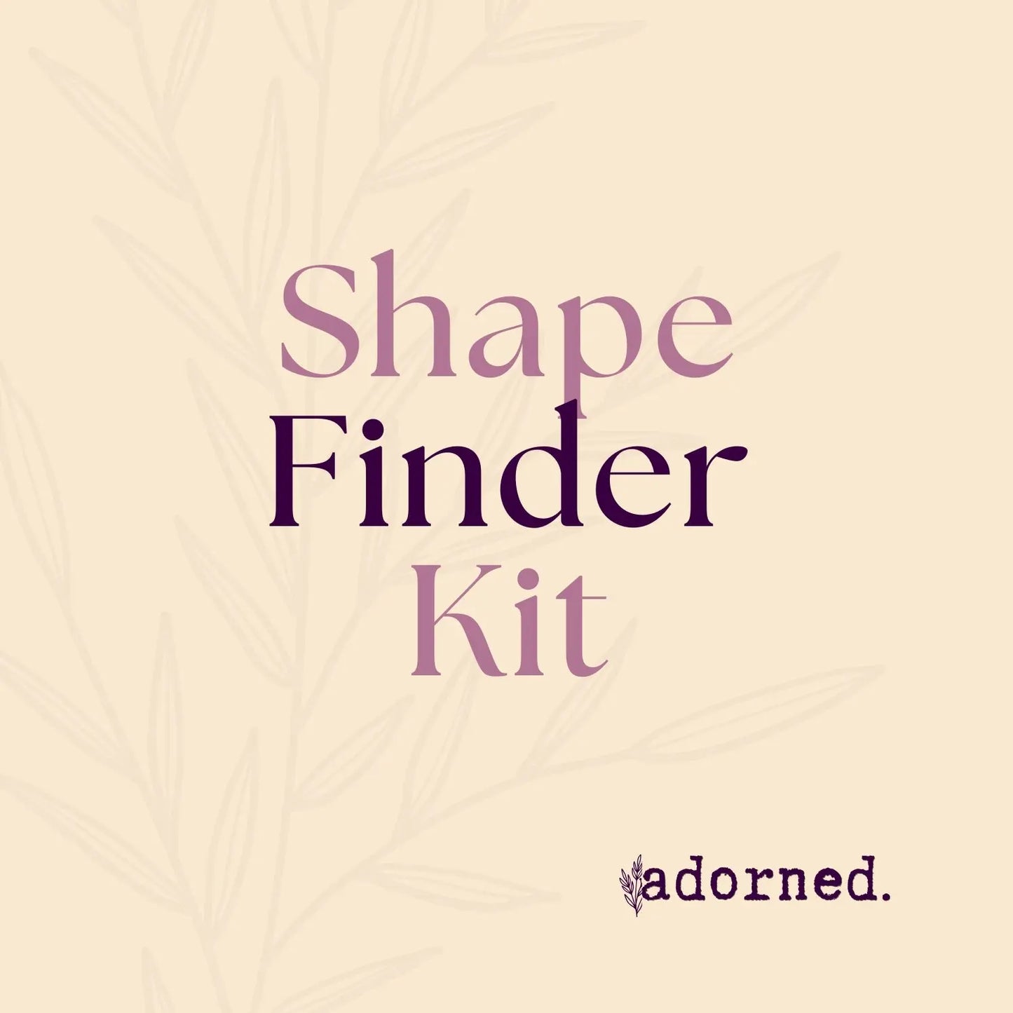 Shape Finder Kit Adorned Press