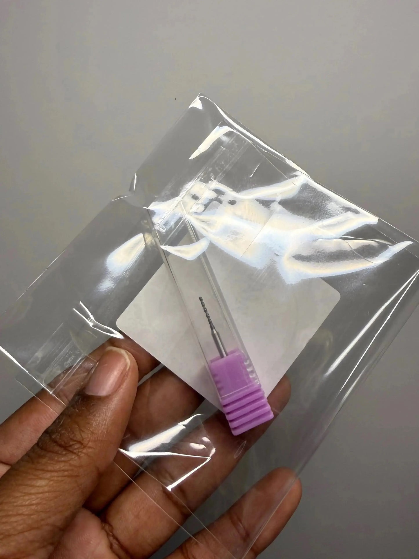 eFile Nail Piercing Bit adorned. Press