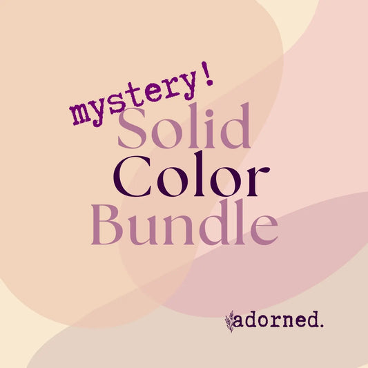 Mystery Solid Color Press On Bundle - Adorned Press