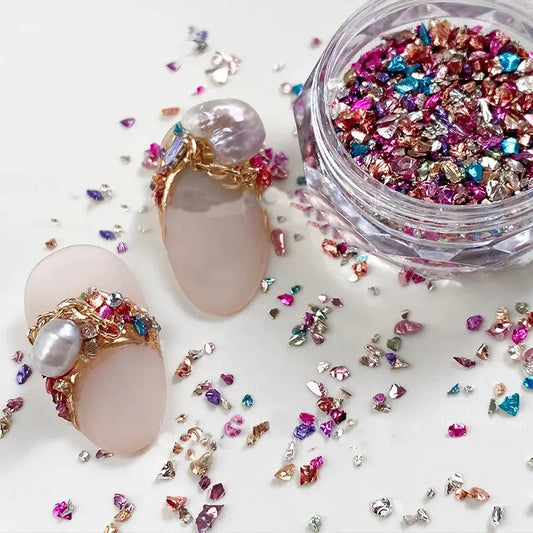 Japanese-style Multicolor Nuance Nail Charms