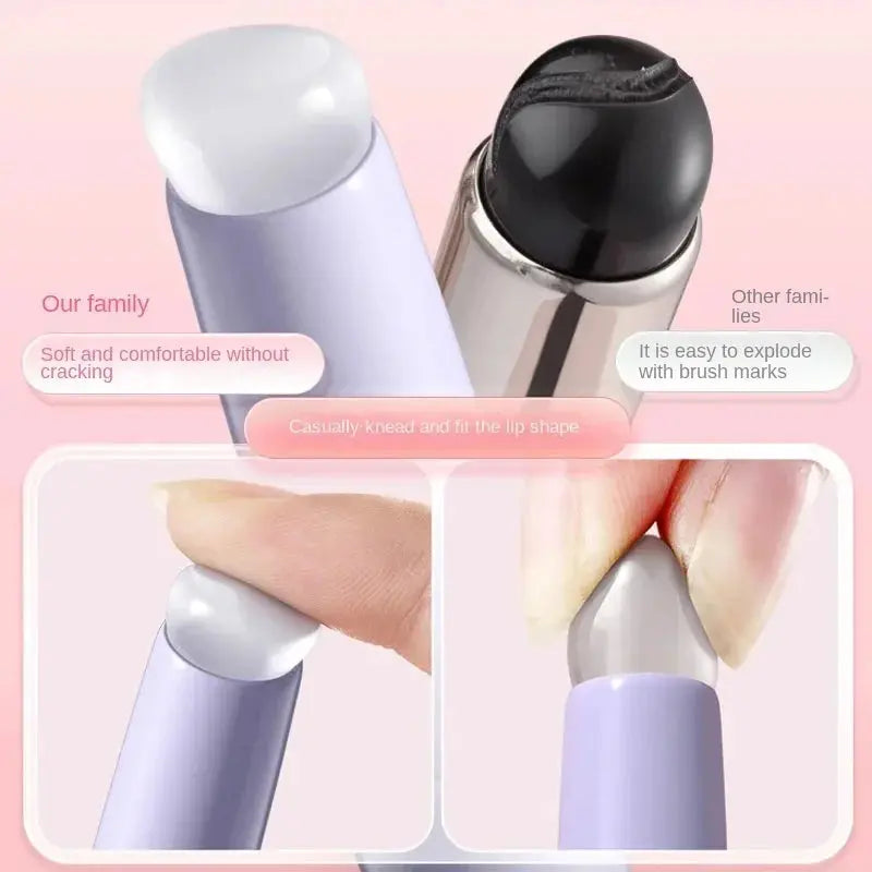 Nail Art Silicone Chrome Applicator Stick