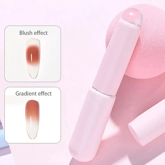 Nail Art Silicone Chrome Applicator Stick