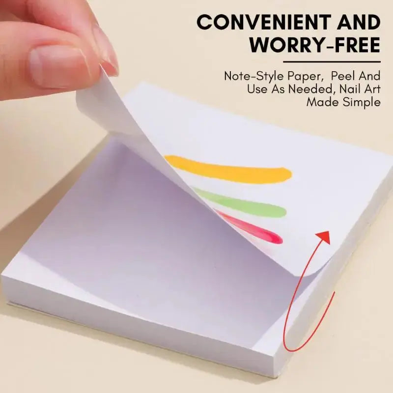 Gel Nail Polish Disposable Paper Palette Pad